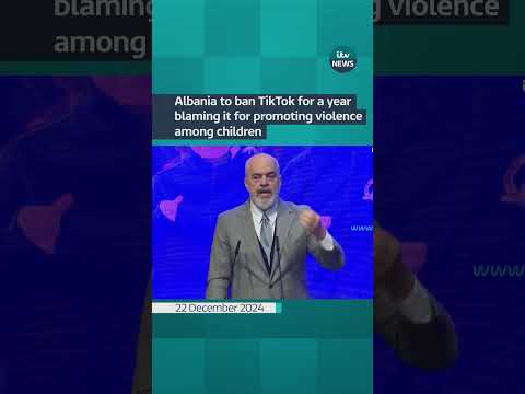 TikTok has requested ‘urgent clarity’ over the claims made by the Albanian government. #itvnews