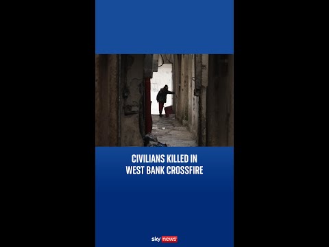 Civilians killed in West Bank crossfire