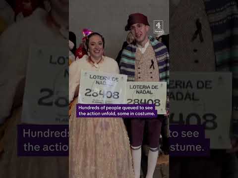 Spain’s famous Christmas lottery kicks off