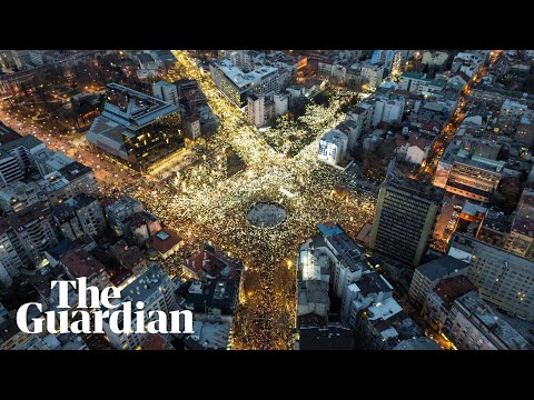 Thousands of protesters flood Belgrade over railway canopy collapse
