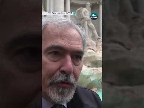 Rome’s world-famous Trevi Fountain has re-opened  #news #shorts #italy #rome