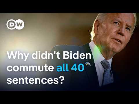 US President Biden commutes 37 sentences from death penalty to life imprisonment | DW News
