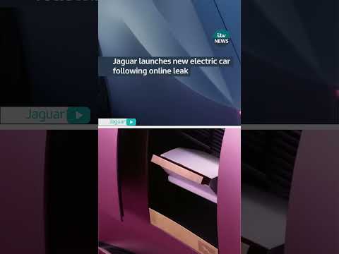 Jaguar launches new electric car following online leak | ITV News