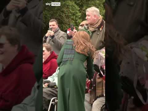 Royal Family speak to supporters