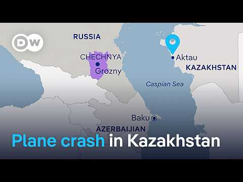 Passenger jet crash in Kazakhstan kills dozens, rescue efforts underway | DW News