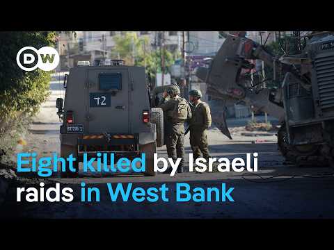 At least 8 Palestinians killed in what Israel says was counter-terrorism operation | DW News