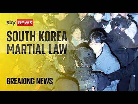 Watch live: South Korean troops attempt to enter parliament hall