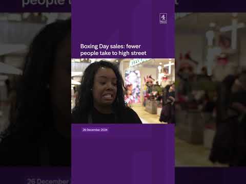 Decline in Boxing Day shoppers