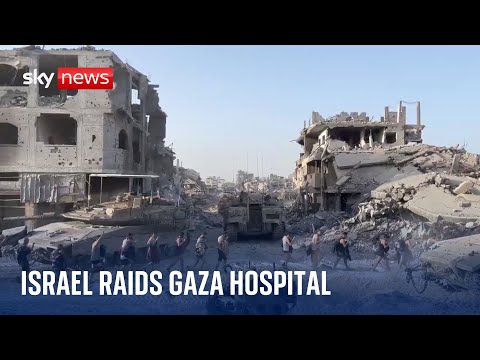 Israel raids one of Gaza’s last hospitals and orders patients to evacuate