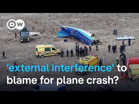 Speculation rises that Russian missile hit plane following Azerbaijan Airlines statement | DW News