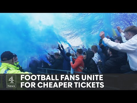 Rival football fans join in protest over rising ticket prices