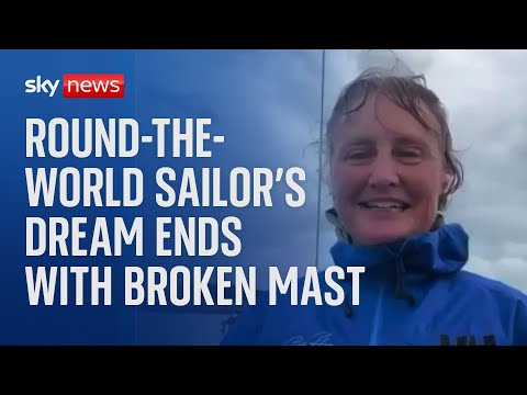 Snapped mast ends sailor’s round-the-world race