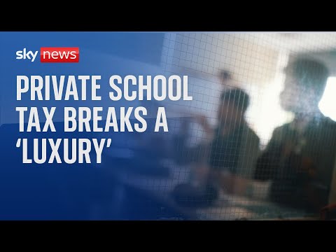 Education secretary defends ending tax exemption on private schools