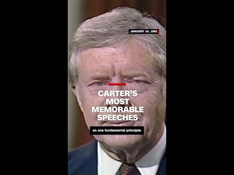 Watch Jimmy Carter’s most memorable speeches