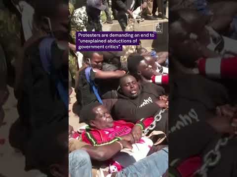 Police in Kenya have fired tear gas to disperse crowds protesting against the government