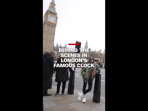 Behind the scenes in London’s famous clock