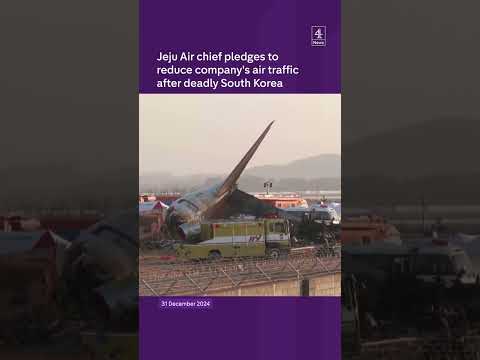 Jeju Air chief to ‘repair trust’ after plane crash