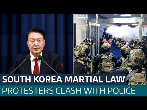 South Korea’s president says martial law will be lifted after protests | ITV News