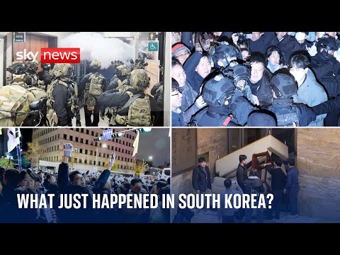 Chaos, fear and drama in South Korea as martial law is imposed – and then lifted