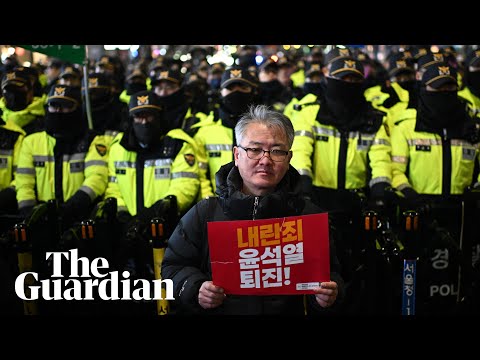 South Korean police stop march to presidential palace demanding Yoon’s resignation