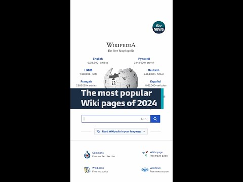Do you remember what you searched for in 2024? Wikipedia does #itvnews #tech