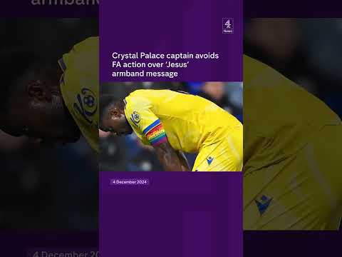 Crystal Palace captain avoids FA action over ‘Jesus’ armband message