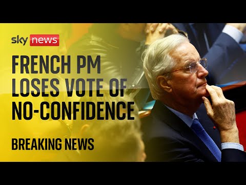 French PM Michel Barnier loses no-confidence vote