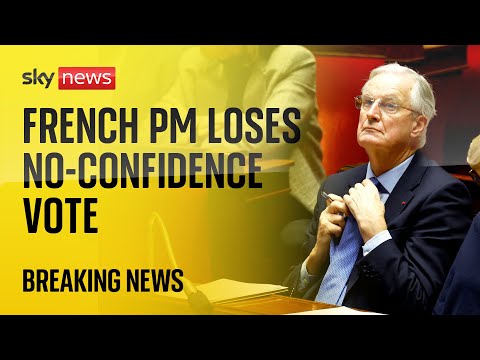 French Prime Minister Michel Barnier ousted in historic no-confidence vote