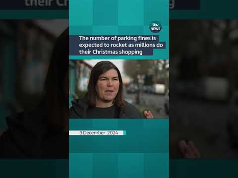 The number of parking fines is expected to rocket as millions do their Christmas shopping #itvnews