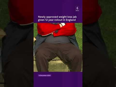 Newly approved weight loss jab given 12 year rollout in England