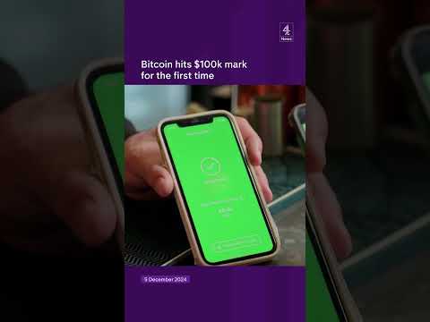 Bitcoin hits $100k mark for the first time