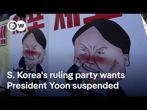 South Korea President Yoon’s own party calls him a ‘great danger’ to citizens | DW News
