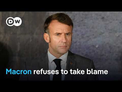 Macron blames alliance of ‘extreme left and extreme right’ for government collapse | DW News
