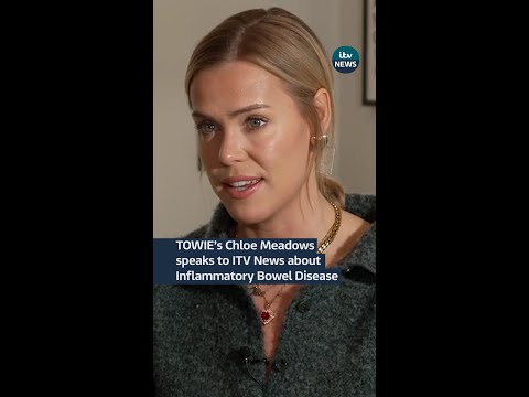 TOWIE’s Chloe Meadows speaks to ITV News about Inflammatory Bowel Disease #itvnews