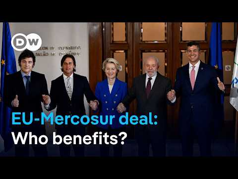 EU and Mercosur seal free trade agreement | DW News