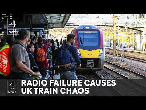 Chaos across UK rail network after radio system failure