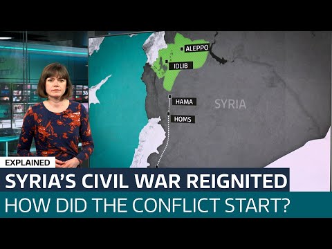 Rebels continue to re-escalate Syria’s civil war, but how did it actually start? | ITV News