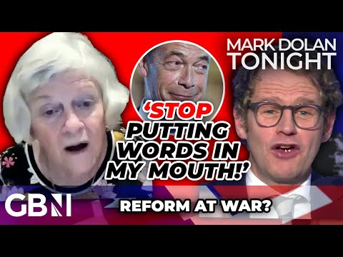 ‘STOP putting words in my mouth!’ FURIOUS Ann Widdecombe FUMES over Reform UK ‘CIVIL war’