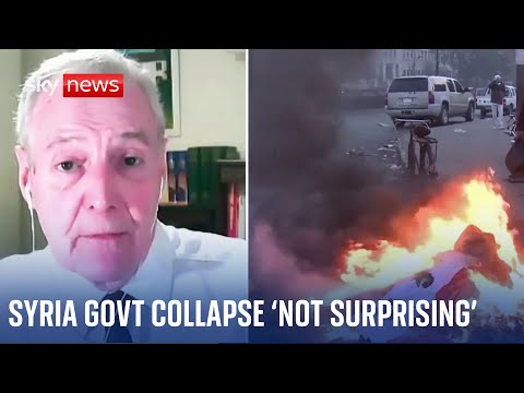 Professor Michael Clarke: Syrian government collapse ‘not surprising’