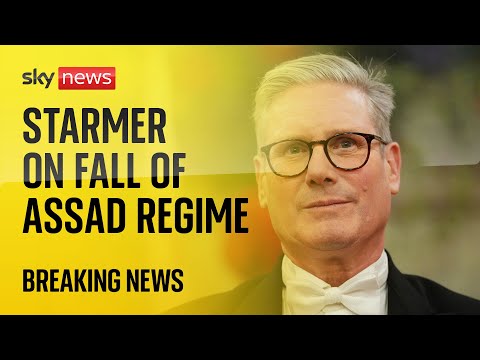 Starmer ‘welcomes’ departure of ‘barbaric’ Assad regime