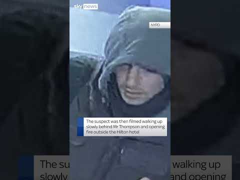New CCTV of CEO shooting suspect