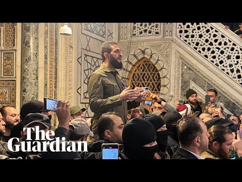 ‘It is a turning point for the region’, Syrian rebel leader says to crowd in Damascus