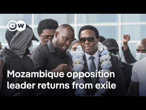 Tensions rise as Mozambique’s opposition leader Mondlane returns to the country | DW News