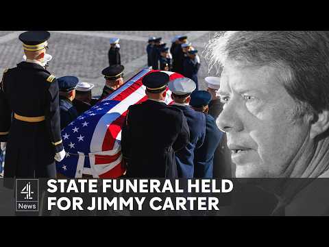 Jimmy Carter funeral: Presidents pay tribute in Washington DC
