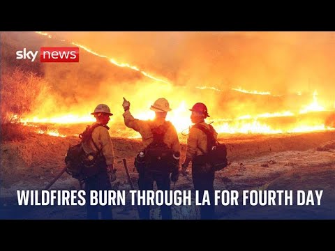 Watch live: Number of dead rises as the LA wildfires continue to rage on