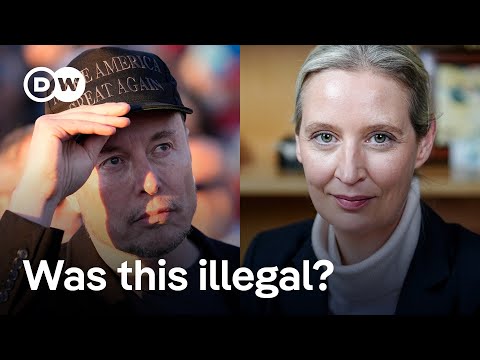 Did Elon Musk hosting AfD’s Alice Weidel go against German electoral regulations? | DW News