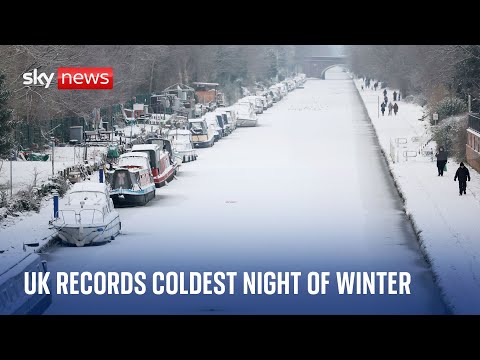 Great Brrrritain: UK shivers on coldest night – and it’s going to get colder