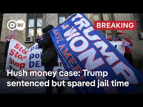 Trump sentenced to ‘unconditional discharge’ in New York hush money case, spared jail time | DW News