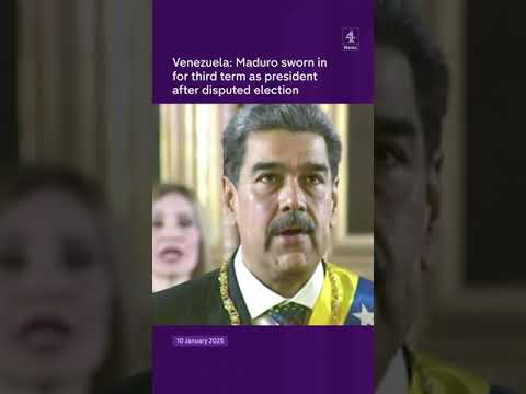 Venezuela: Maduro sworn in for third term as president after disputed election