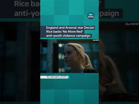 Declan Rice speaks to ITV News about Arsenal’s commitment to reduce youth violence. #itvnews